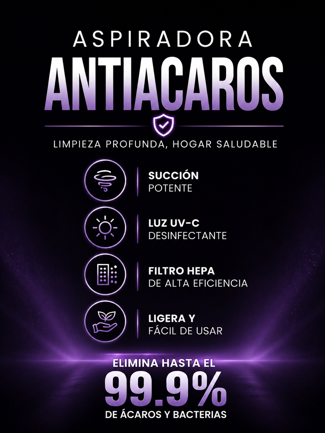 ASPIRADORA ANTIACAROS